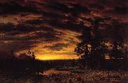 Albert Bierstadt, Evening on the Prairie